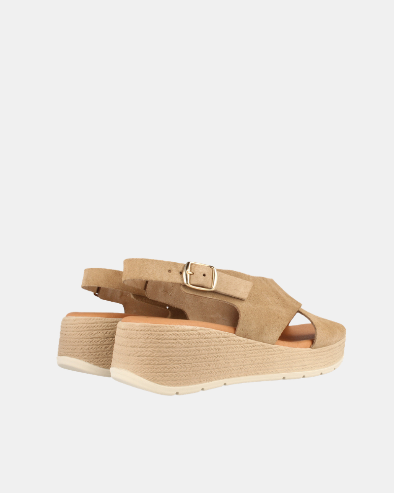 Sandalias Abiertas Mujer MARILA Beige HELIER