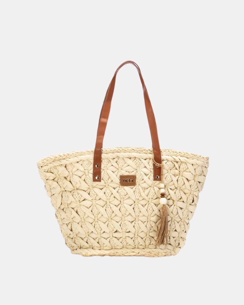 Bolsos Shopper Rafia Mujer XTI Hielo 184608