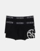 Cueca boxer masculina GUESS Preto U4RG04 K6YW0 95 Pack de 3 Trunk