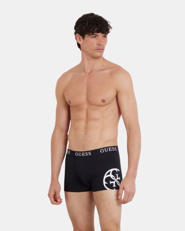 Cueca boxer masculina GUESS Preto U4RG04 K6YW0 95 Pack de 3 Trunk