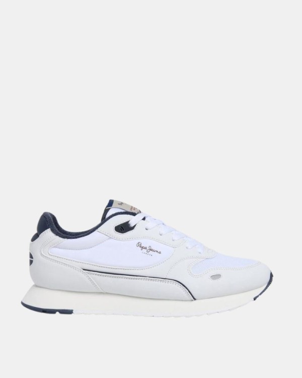 Ténis Baixos Homem PEPE JEANS Branco PMS400008 BEXLEY ONE M