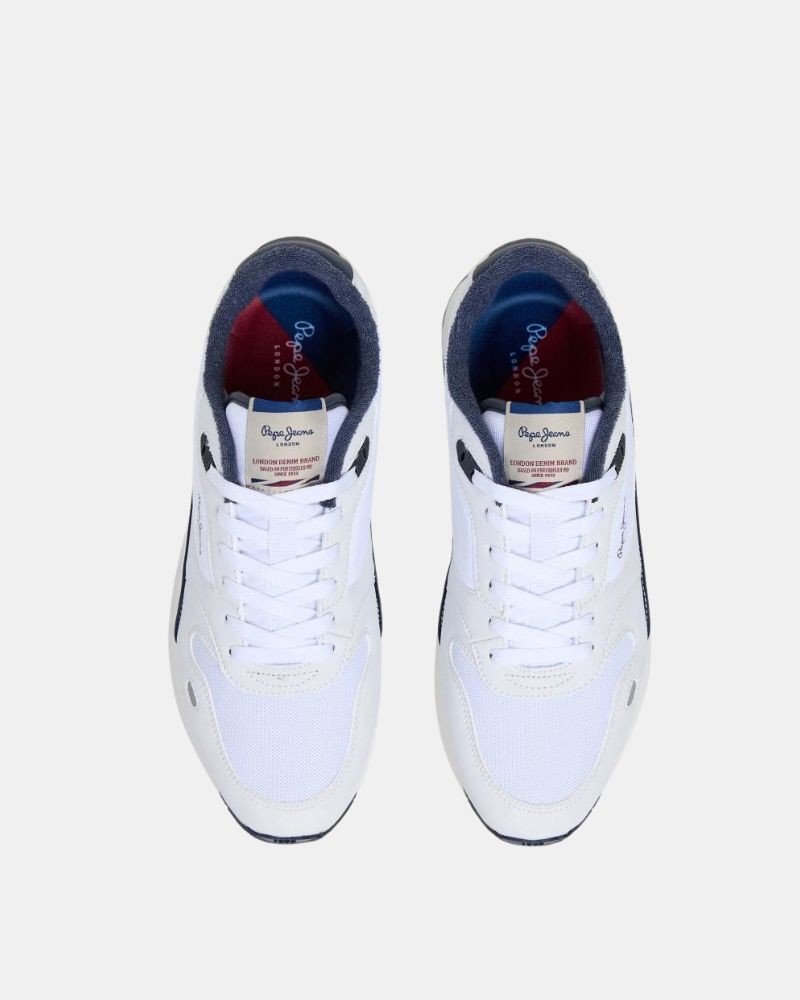 Ténis Baixos Homem PEPE JEANS Branco PMS400008 BEXLEY ONE M