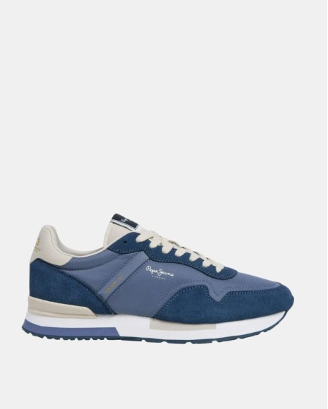 Sapatilhas Baixas Homem PEPE JEANS Azul PMS400037 HAILON BASIC M