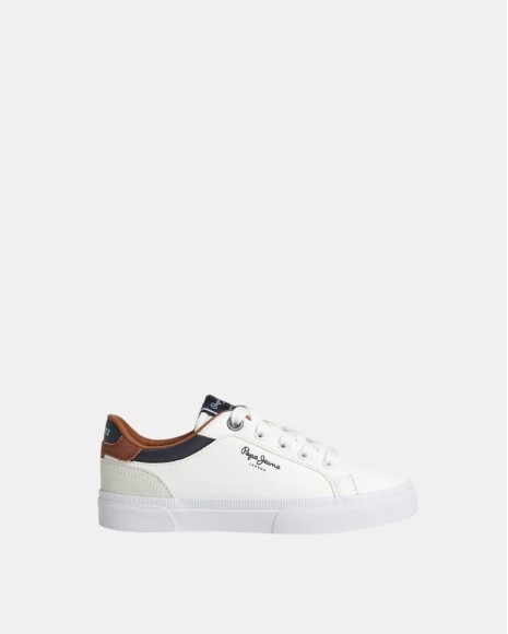 Zapatillas Bajas Infantil PEPE JEANS Blanco PBS30569 KENTON COURT