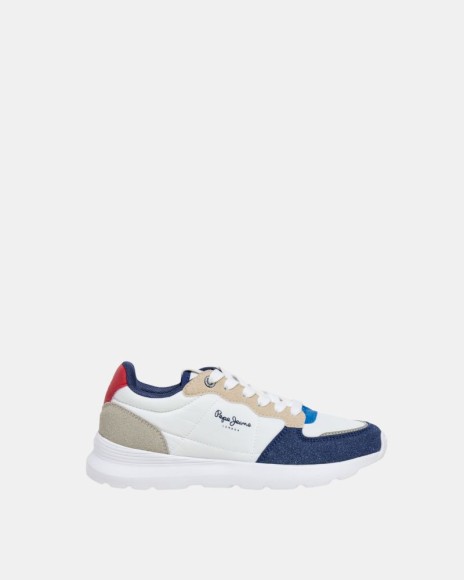 Zapatillas Bajas Infantil PEPE JEANS Blanco PBS400009 TEAGAN BASS