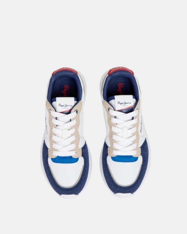 Zapatillas Bajas Infantil PEPE JEANS Blanco PBS400009 TEAGAN BASS