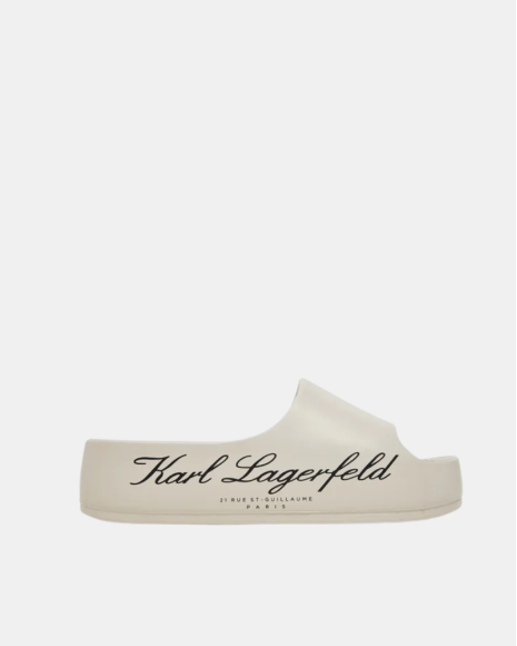 Sandalias Chancletas Mujer Karl Lagerfeld Nude KL86000 KOBO II