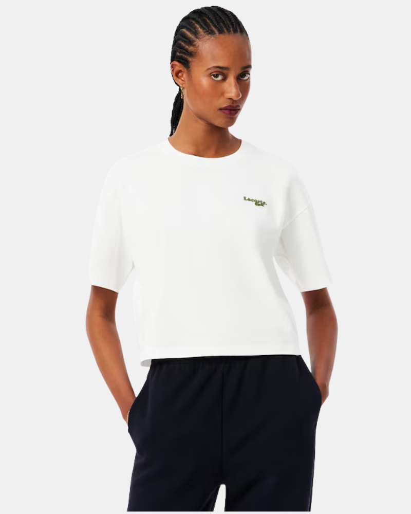 Camisetas Manga corta Mujer LACOSTE Blanco TF7605