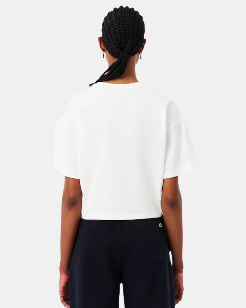 Camisetas Manga corta Mujer LACOSTE Blanco TF7605