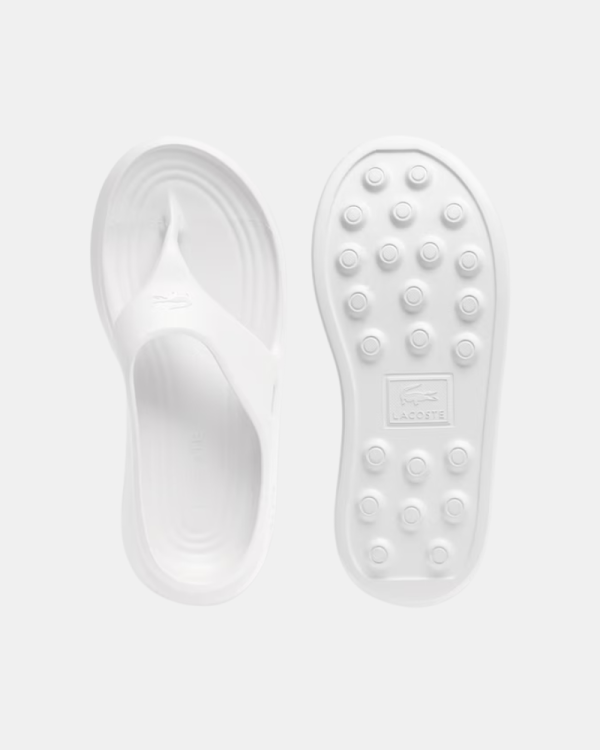 Sandalias Chancletas Mujer LACOSTE Blanco 51CFA0010 MEDUZ