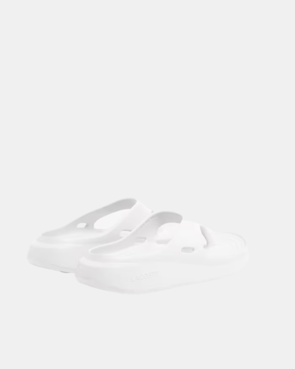 Sandalias Chancletas Mujer LACOSTE Blanco 51CFA0010 MEDUZ