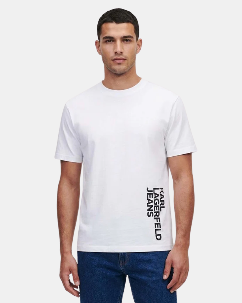 Camisetas de manga curta Homem Karl Lagerfeld Branco B2M17047