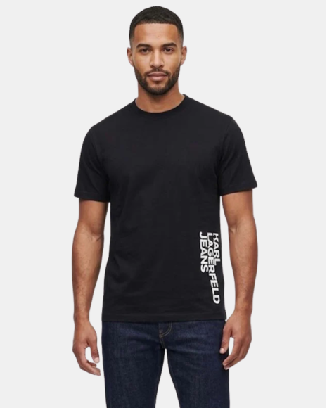 Camisetas Manga corta Hombre Karl Lagerfeld Negro B2M17047
