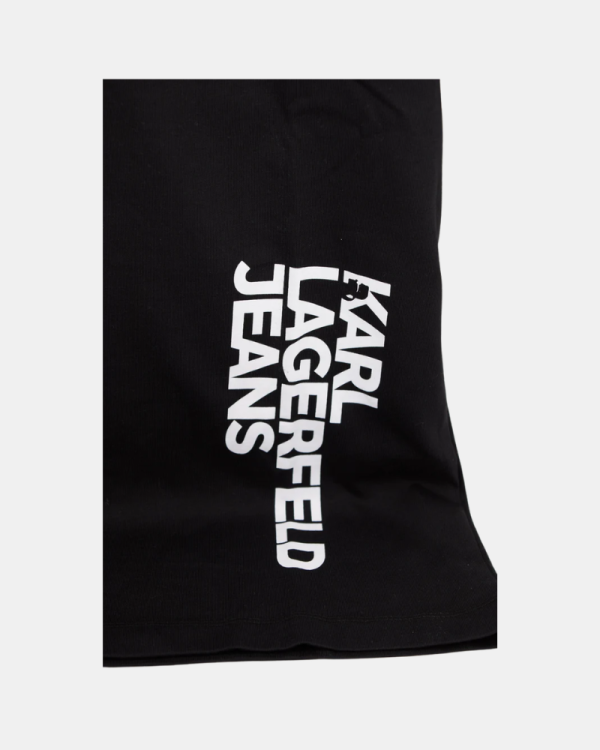 Camisetas de manga curta para homem Karl Lagerfeld Preto B2M17047