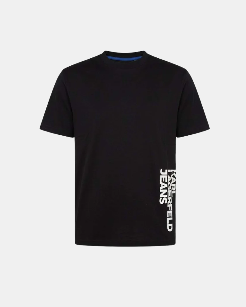 Camisetas de manga curta para homem Karl Lagerfeld Preto B2M17047