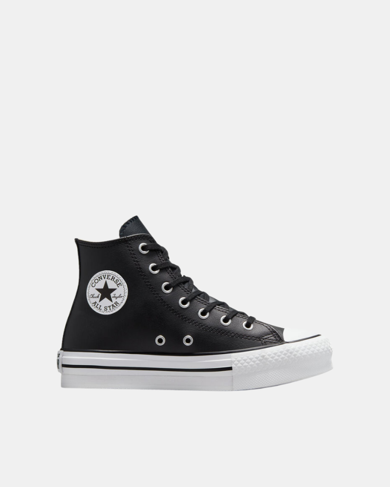Ténis Altos Infantis CONVERSE Preto A01015C CHUCK TAYLOR ALL STAR LIFT