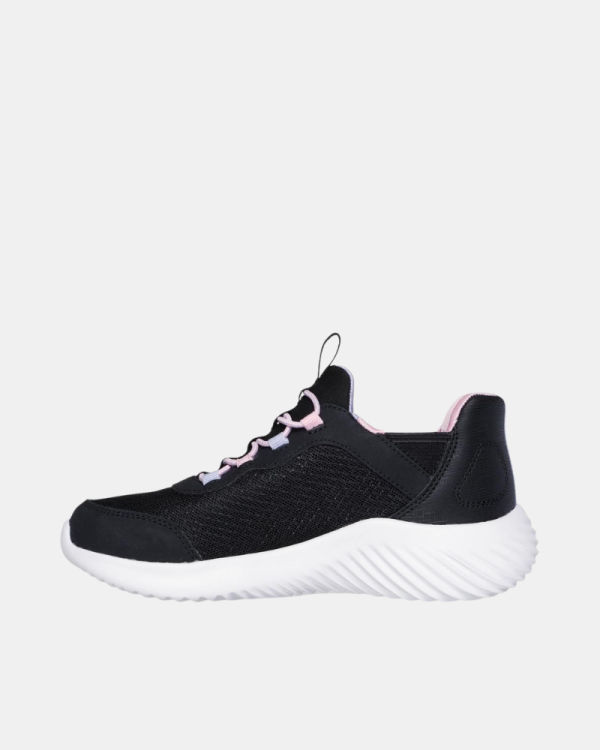 Sapatilhas Infantis SKECHERS Pretas 303585L SLIP INS BOUNDER Simples e Fofas