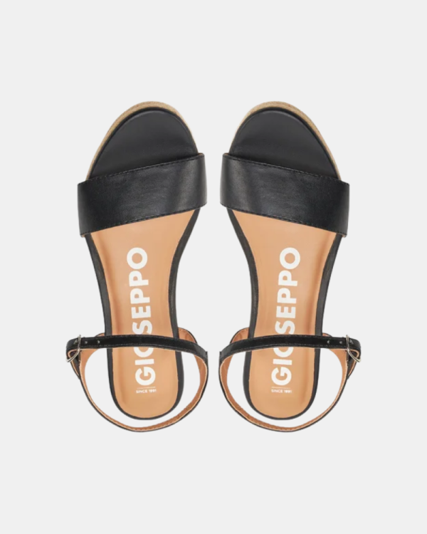 Sandalias Alpargatas Mujer GIOSEPPO Negro 71701 P YALAHA