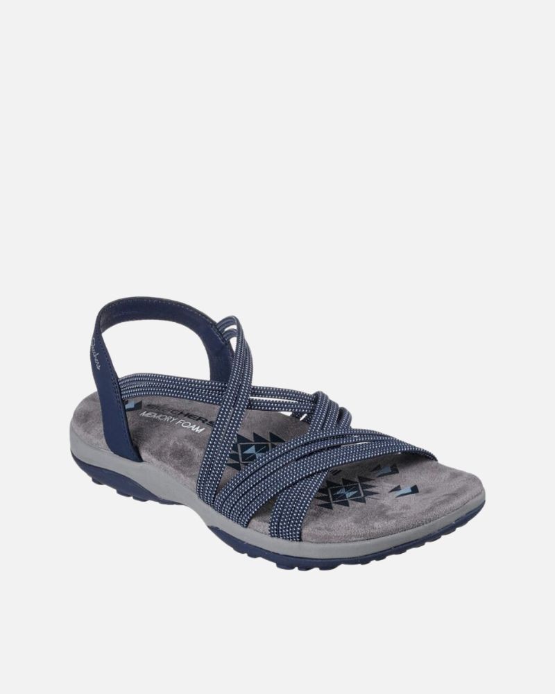 Sandálias Chinelos Mulher SKECHERS Azul 163117 REGGAE SLIM