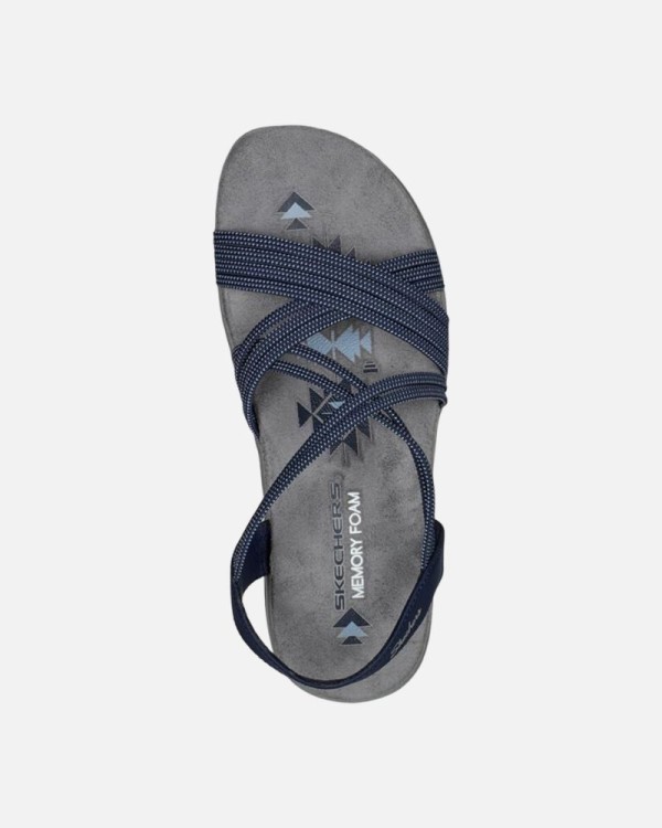 Sandálias Chinelos Mulher SKECHERS Azul 163117 REGGAE SLIM