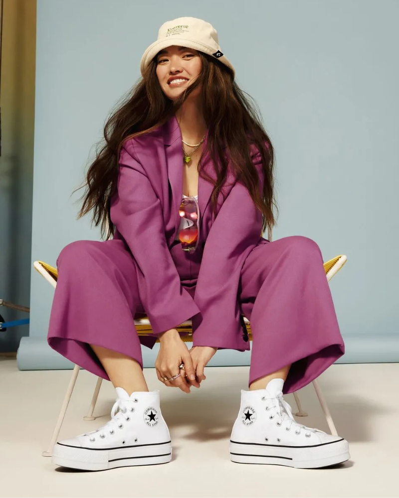 Ténis Altos Mulher CONVERSE Branco 560846C CHUCK TAYLOR ALL STAR