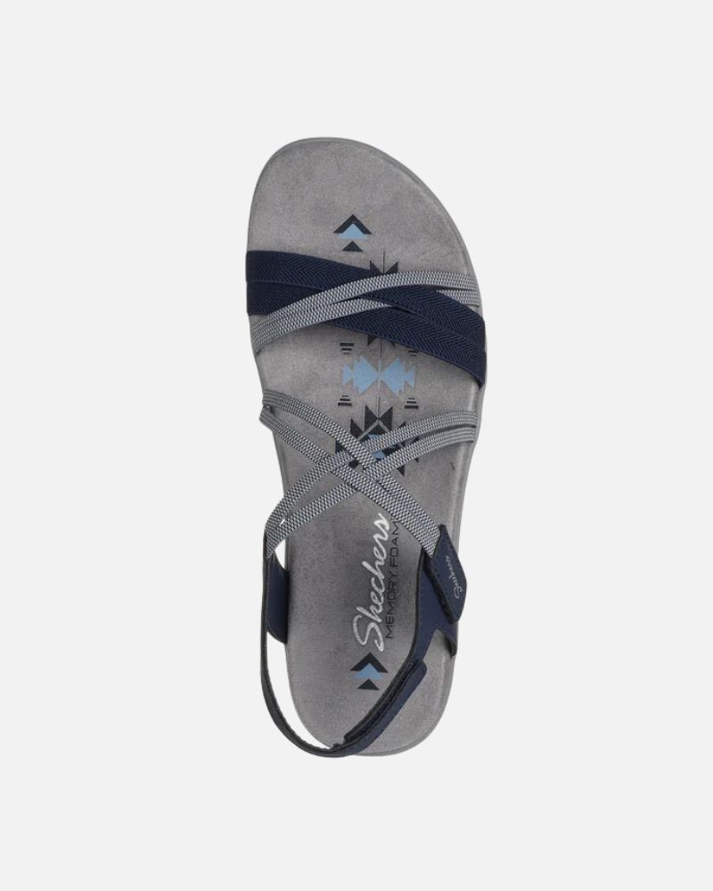 Sandálias e Chinelos Mulher SKECHERS Azul 163112 REGGAE SLIM TAKES TWO