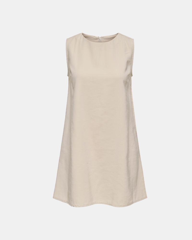 Vestidos  Manga corta Mujer ONLY Beige 15364156 ARIS LIFE
