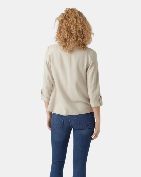 Jersey Manga larga Mujer VERO MODA Beige 10279700 JESMILO