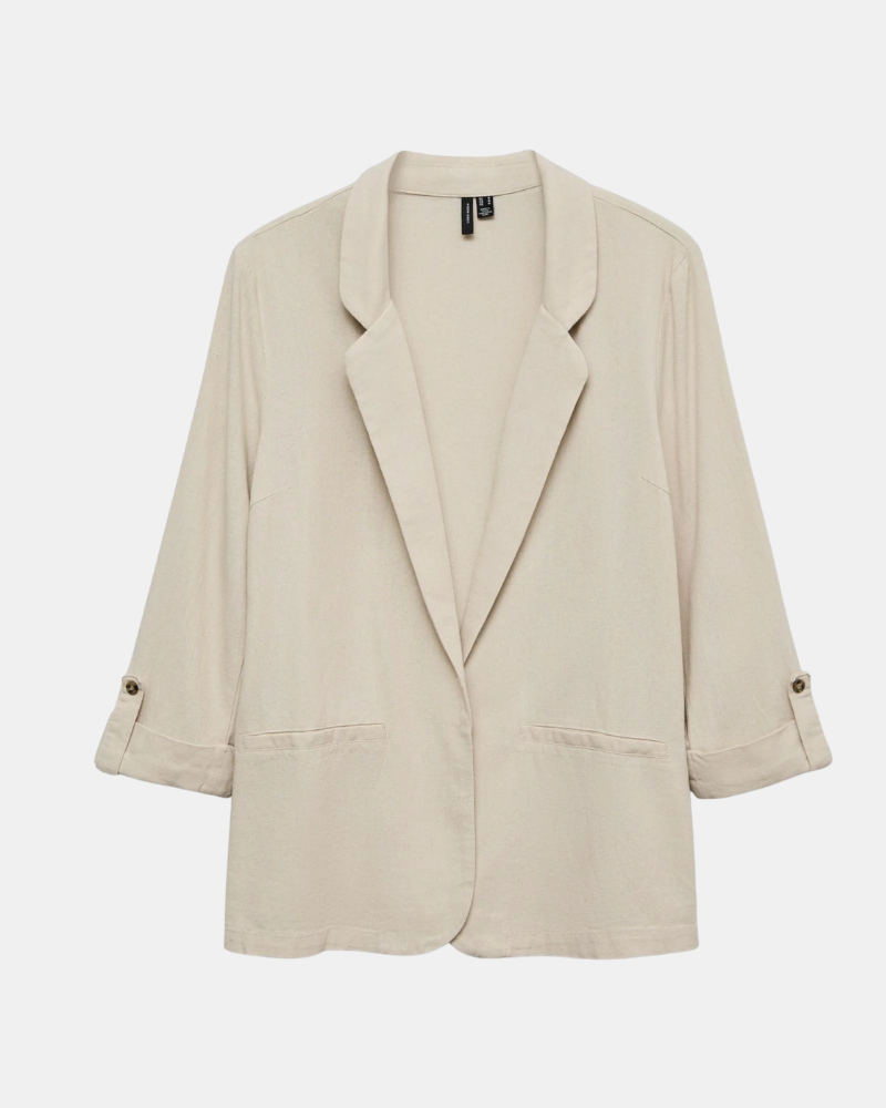 Jersey Manga larga Mujer VERO MODA Beige 10279700 JESMILO