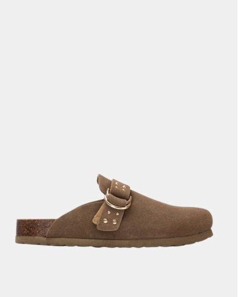 Zuecos Mujer REFRESH Taupe 175008
