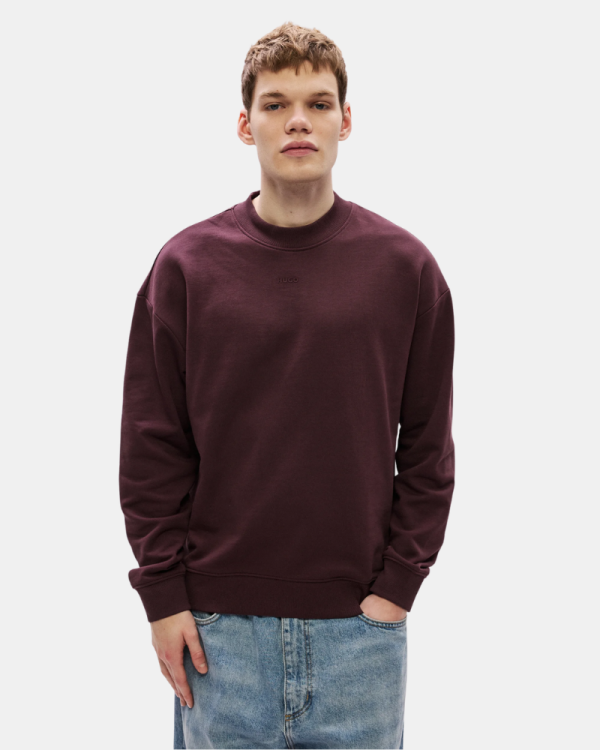 Sudaderas Manga larga Hombre HUGO Marrón 50525892 DAPOCREW