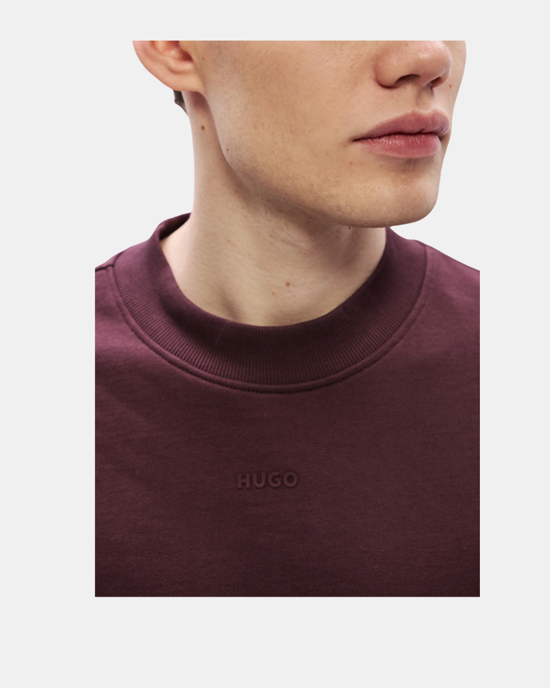 Sudaderas Manga larga Hombre HUGO Marrón 50525892 DAPOCREW