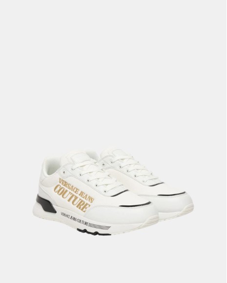 Sapatilhas Baixas Homem Versace Brancas 80YA3SA5 ZSE13