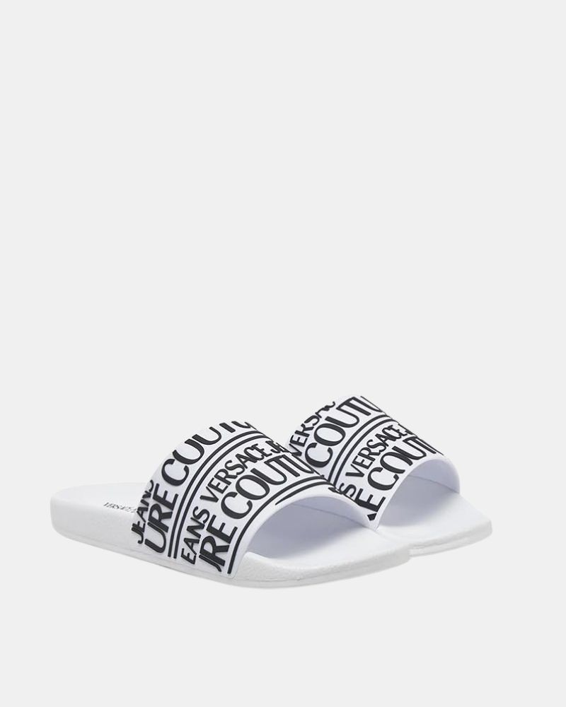 Sandálias Chinelos Homem Versace Branco 80YA3SQ1 71352