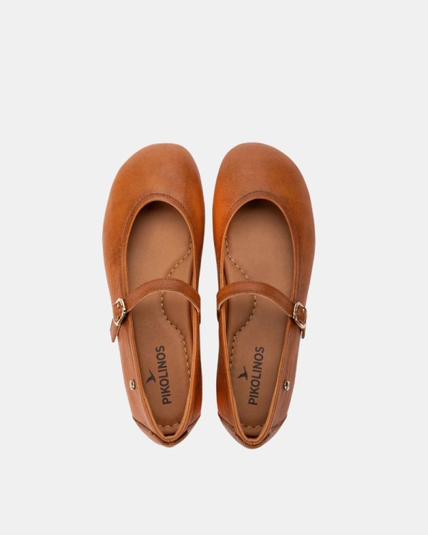 Sapatos Bailarinas Mulher PIKOLINOS Castanho CARMONA W2S 2631CO