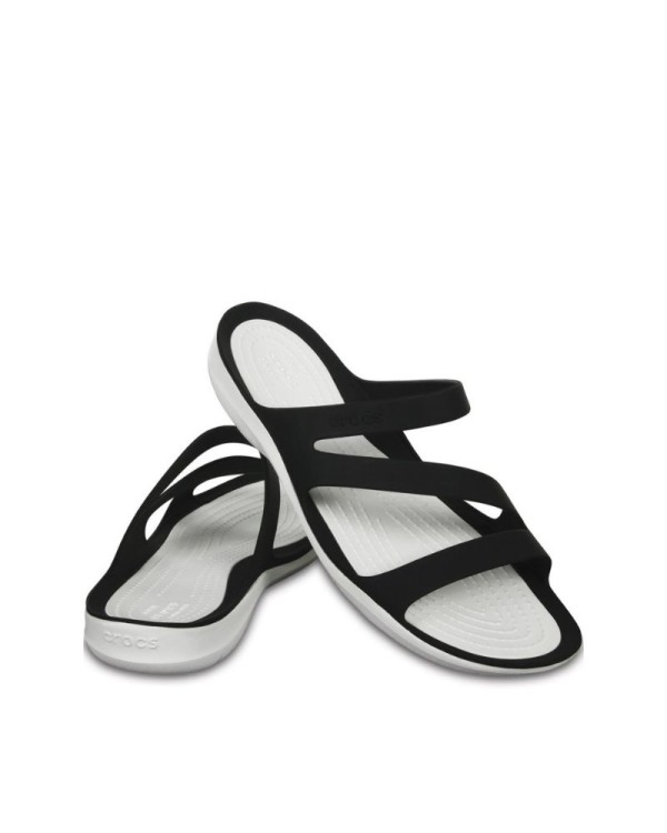 Sandálias Chinelos Mulher Crocs Preto 203998 SWIFTWATER SANDAL W