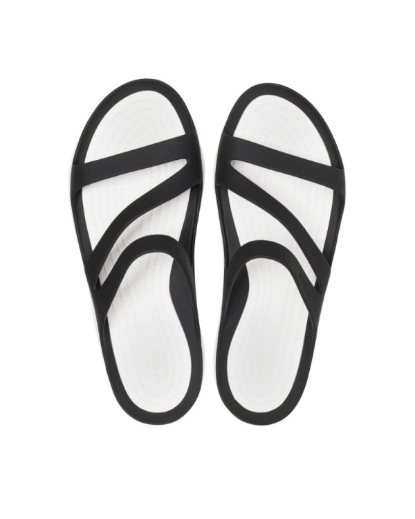 Sandálias Chinelos Mulher Crocs Preto 203998 SWIFTWATER SANDAL W