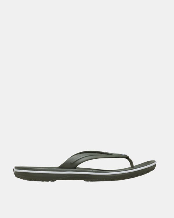 Sandálias de dedo Chinelos Homem Crocs Verde 11033 CROCBAND FLIP