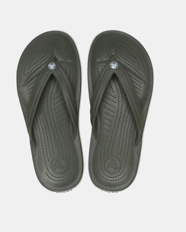 Sandálias de dedo Chinelos Homem Crocs Verde 11033 CROCBAND FLIP