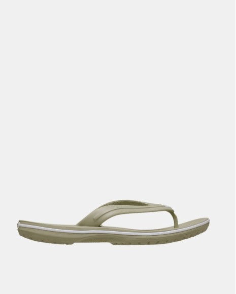 Sandálias de dedo Chinelos Mulher Crocs Bege 11033 CROCBAND FLIP