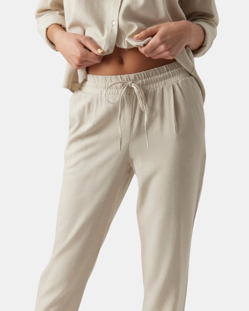 Calças Compridas Mulher VERO MODA Bege 10279691 JESMILO