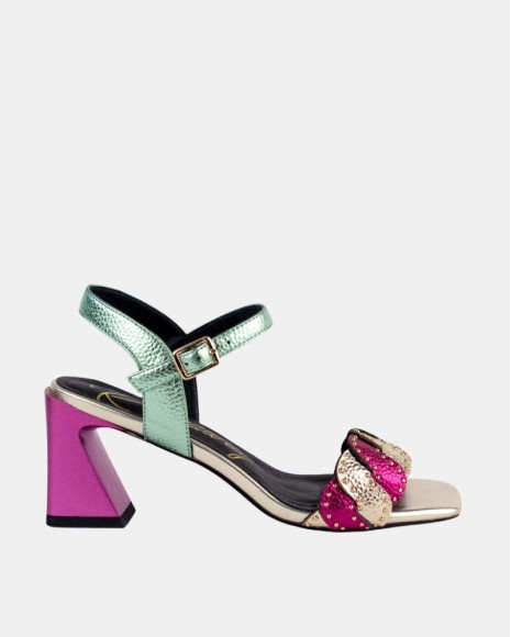 Sandalias Altas Fiesta Abiertas Mujer RockAway Multicolor 85809