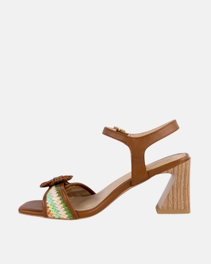 Sandalias Altas Fiesta Abiertas Mujer RockAway Marrón 85841