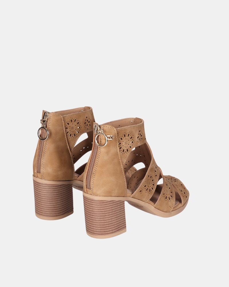 Sandalias Abiertas Mujer CHIKA 10 Marrón ROSALINDA 07