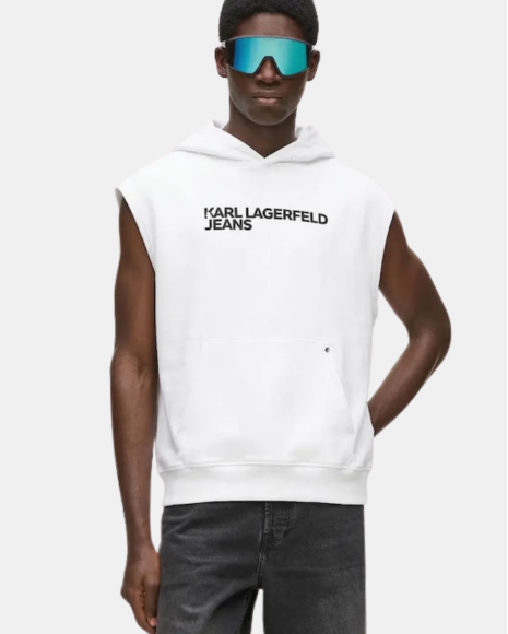 Sudaderas Manga corta Hombre Karl Lagerfeld Blanco B2M20029