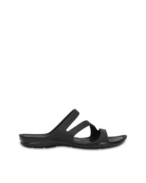 Sandalias De dedo Chancletas Mujer Crocs Negro 203998 SWIFTWATER SANDAL W