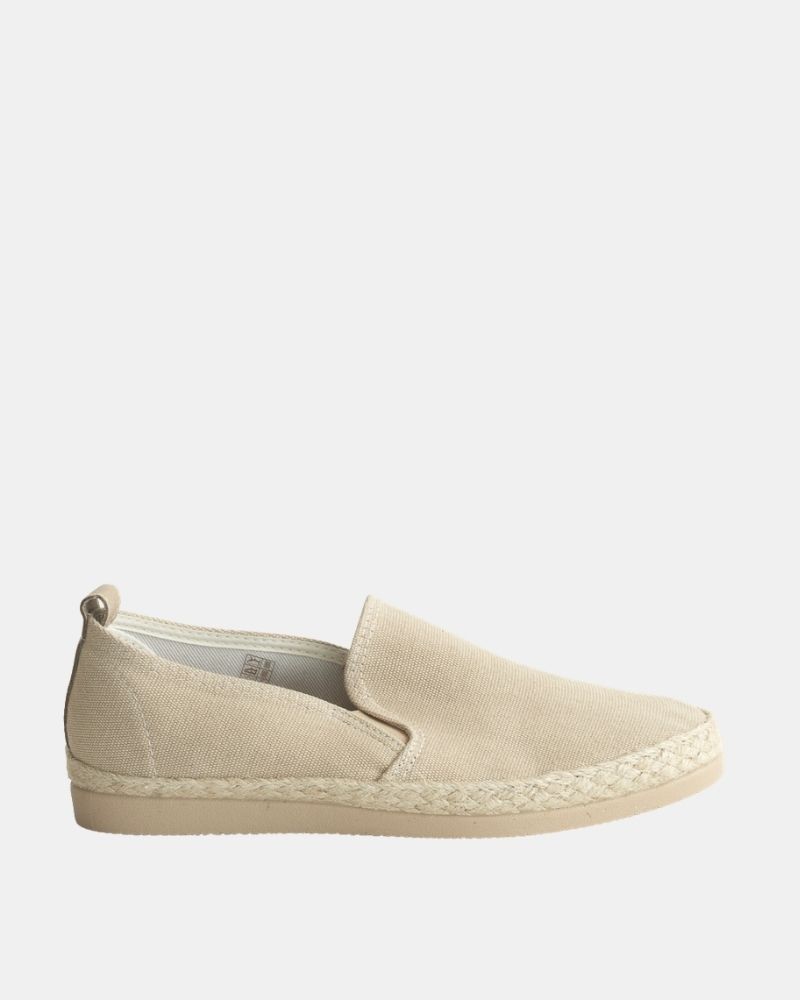 Sapatos Alpercatas Ráfia Homem RKS Bege BC11965