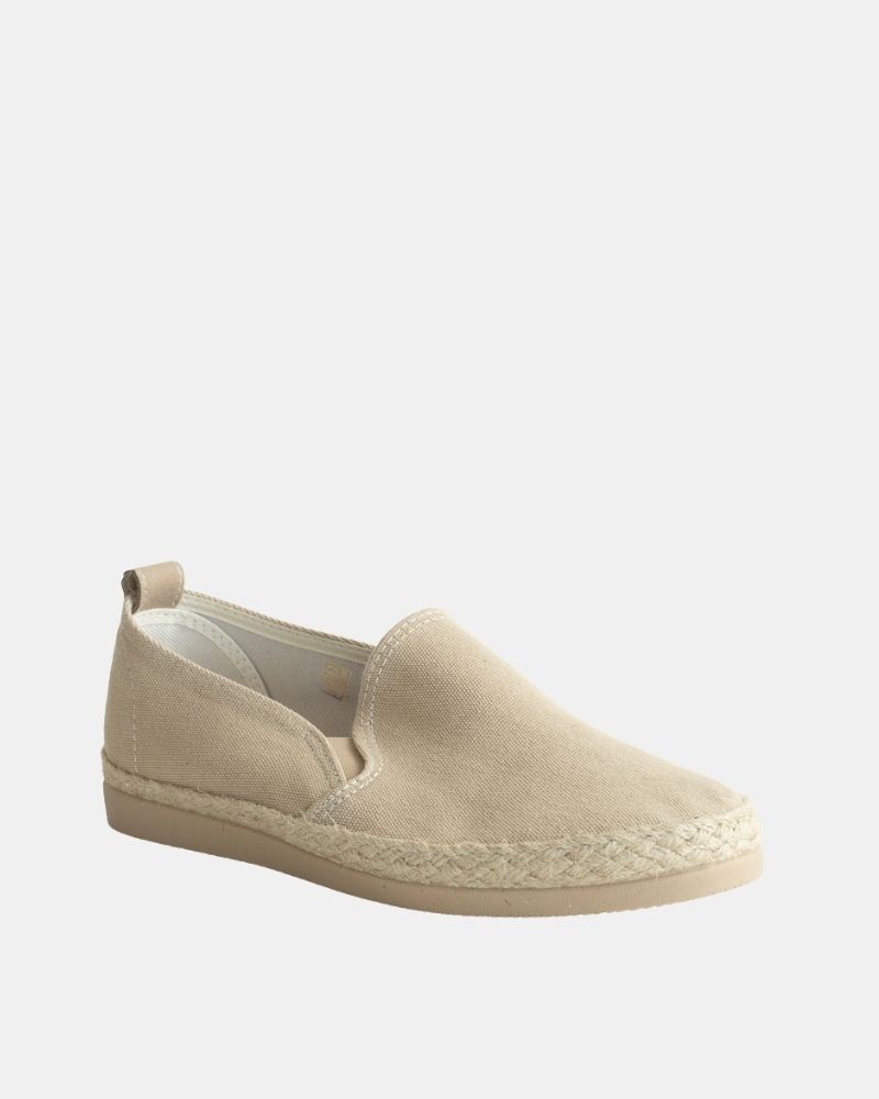 Sapatos Alpercatas Ráfia Homem RKS Bege BC11965