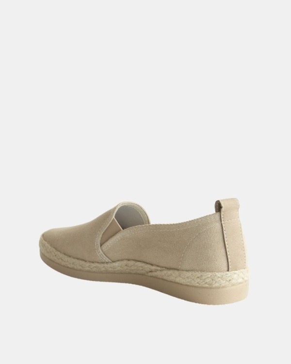Sapatos Alpercatas Ráfia Homem RKS Bege BC11965