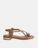 Sandalias Abiertas Mujer RKS Marrón 5863